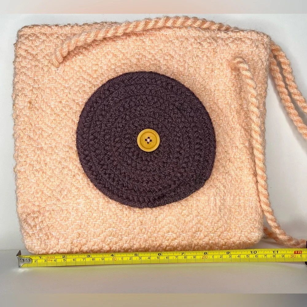 Vintage Bohemian Woven Natural Fiber Purse
